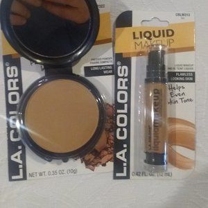 LA COLORS LIQUID AND POWDER (Foundation) DUO - Tan